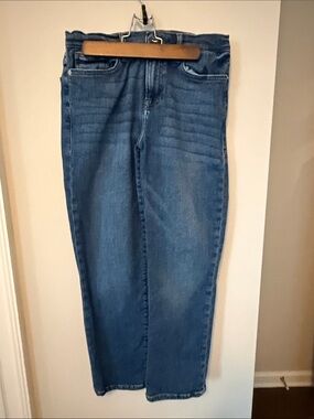 Frame Denim Women's Le High  Straight  Jeans in Medium Blue Wash
